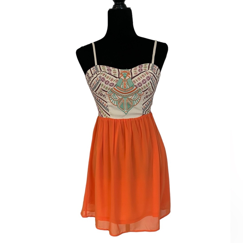 Anthropologie Flying Tomato Bohemian Mini Dress - Size XSmall